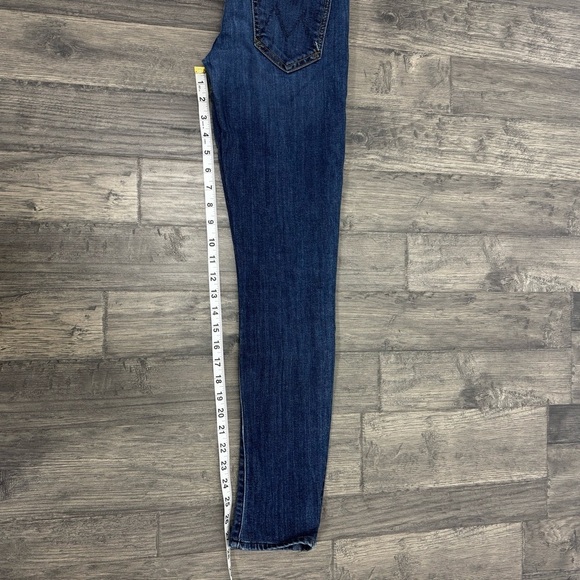 Mother The Looker Flowers From The Storm Wash Skinny Ankle Jeans 25 28” inseam - Picture 13 of 14